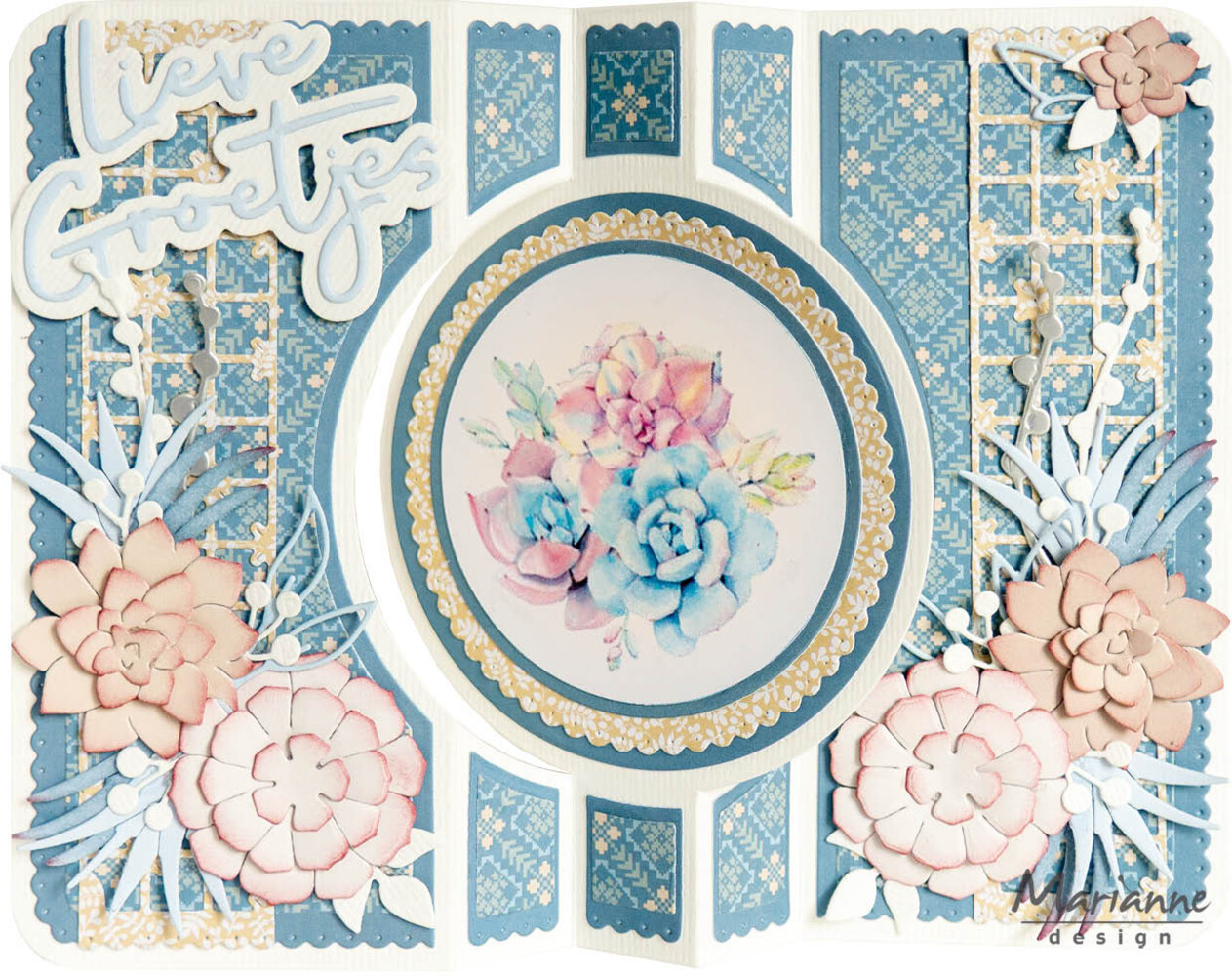 Marianne Design Decoupage Succulents (VK9636) Marianne Design Decoupage Succulents (VK9636)