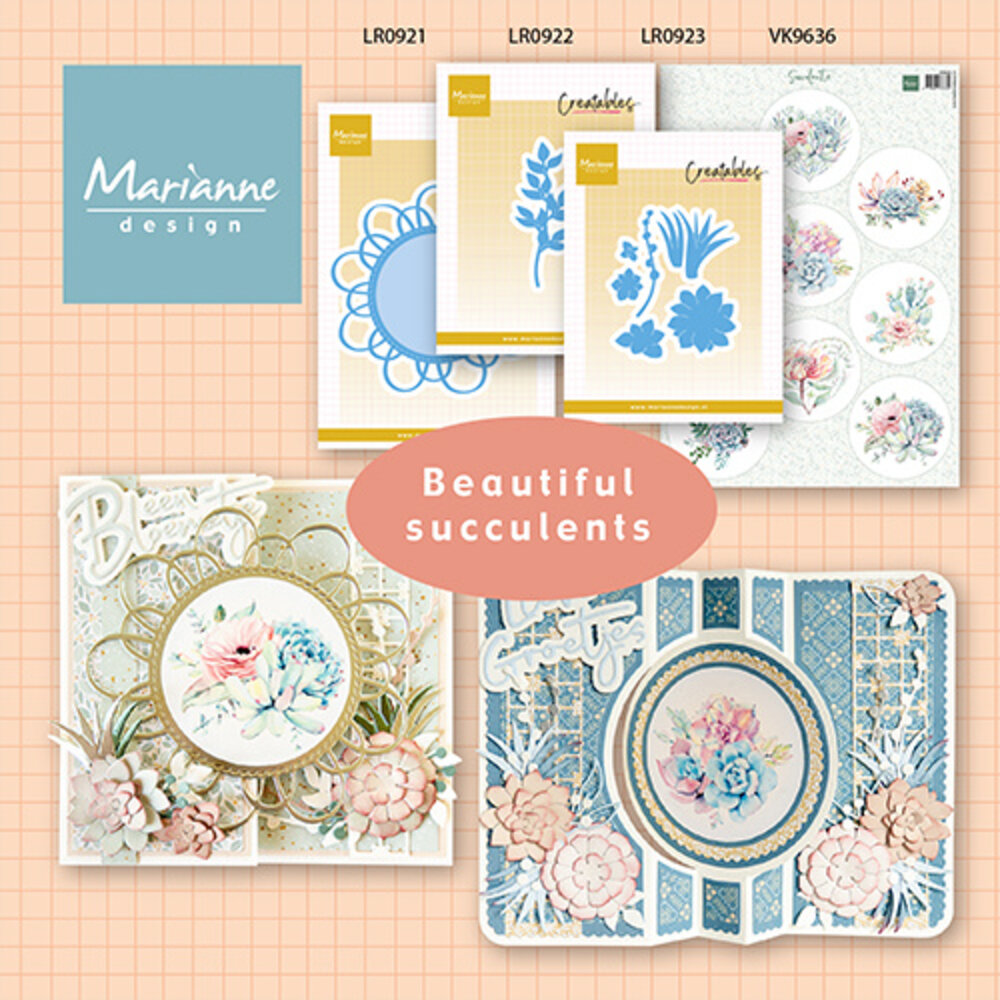 Marianne Design Creatable Succulent Set (LR0923) Marianne Design Creatable Succulent Set (LR0923)