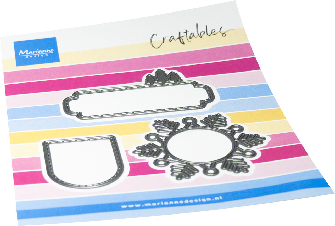 Marianne Design Craftable Winter Labels (CR1701)