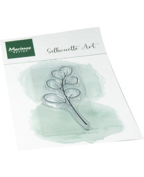 Marianne Design Clear Stamps Silhouette Art Eucalyptus Twig (CS1181)
