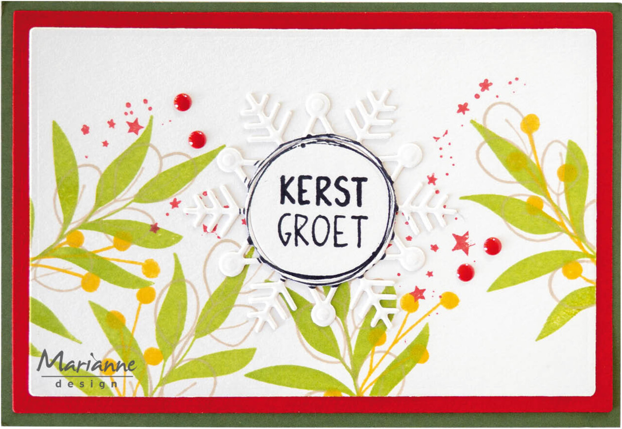 Marianne Design Clear Stamps Silhouette Art Eucalyptus Twig (CS1181)