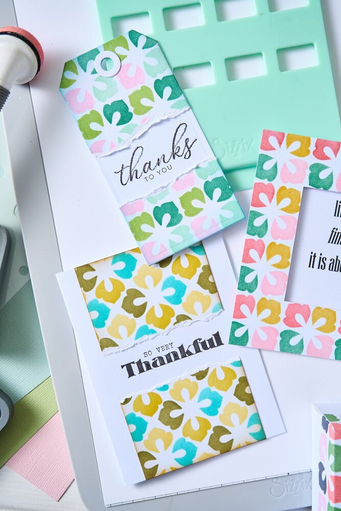 Sizzix Flower Power Rotating Stencils (1pcs) (666983)