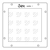 Sizzix Geo Blocks Rotating Stencils (1pcs) (666984) Sizzix Geo Blocks Rotating Stencils (1pcs) (666984)