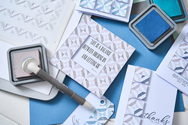 Sizzix Geo Blocks Rotating Stencils (1pcs) (666984)