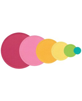 Sizzix Thinlits Die by Catherine Pooler Border Party Circles (6pcs) (666991) Sizzix Thinlits Die by Catherine Pooler Border Party Circles (6pcs) (666991)