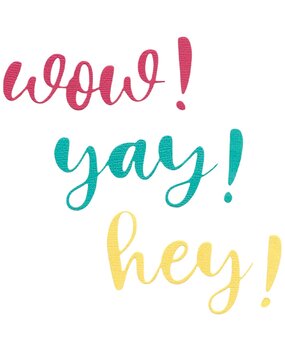 Sizzix Thinlits Die by Catherine Pooler Exclamation Word Dies (3pcs) (666993) Sizzix Thinlits Die by Catherine Pooler Exclamation Word Dies (3pcs) (666993)