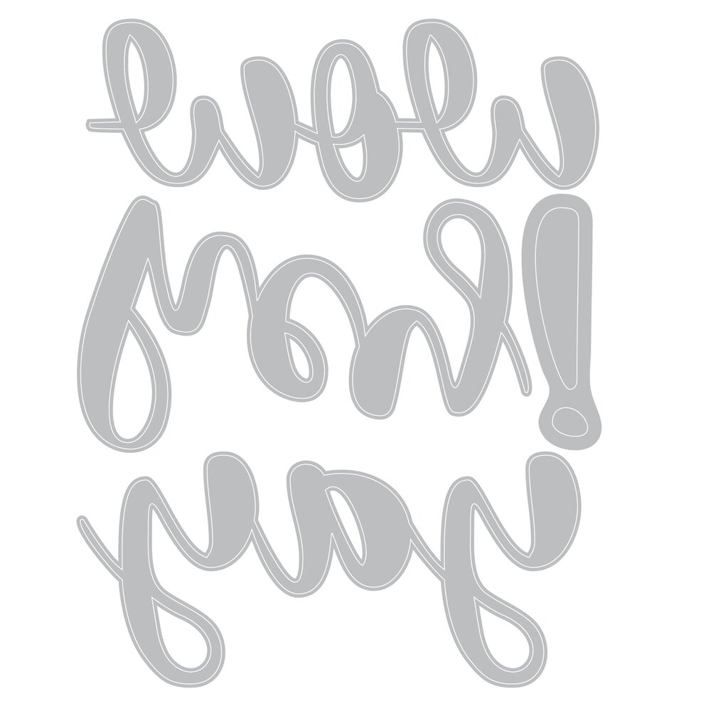 Sizzix Thinlits Die by Catherine Pooler Exclamation Word Dies (3pcs) (666993)