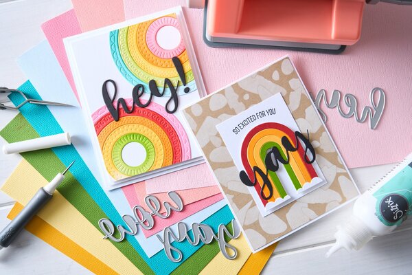 Sizzix Layered Stencils by Catherine Pooler A6 Paper Scraps (4pcs) (666998)