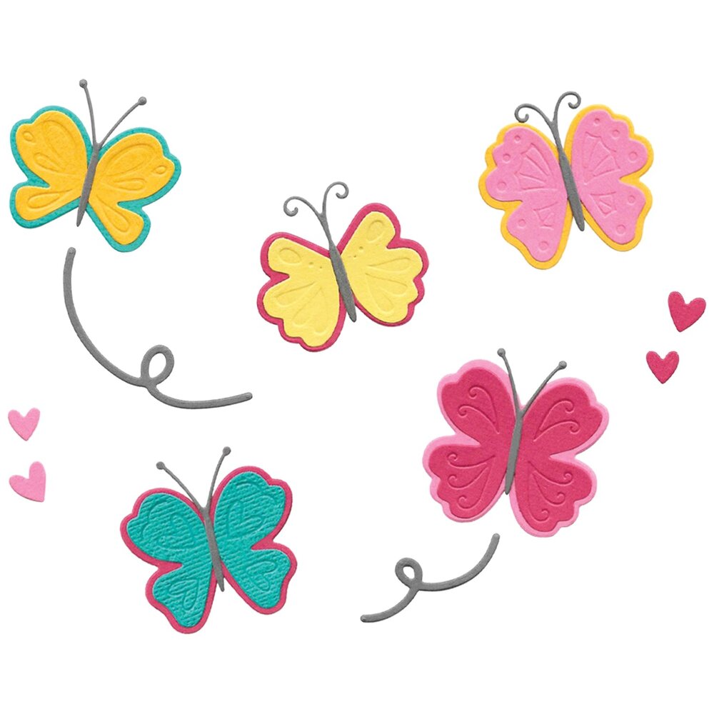 Sizzix Framelits by Catherine Pooler Bright Butterflies #2 (10pcs) (667007)