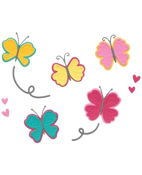 Sizzix Framelits by Catherine Pooler Bright Butterflies #2 (10pcs) (667007)