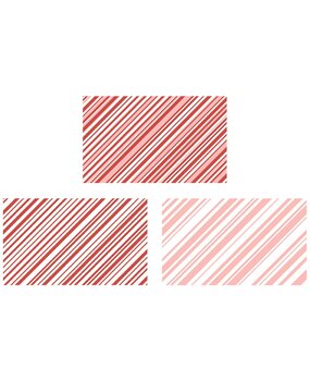 Sizzix Clear Stamps by 49 and Market Candy Stripes (2pcs) (667010)