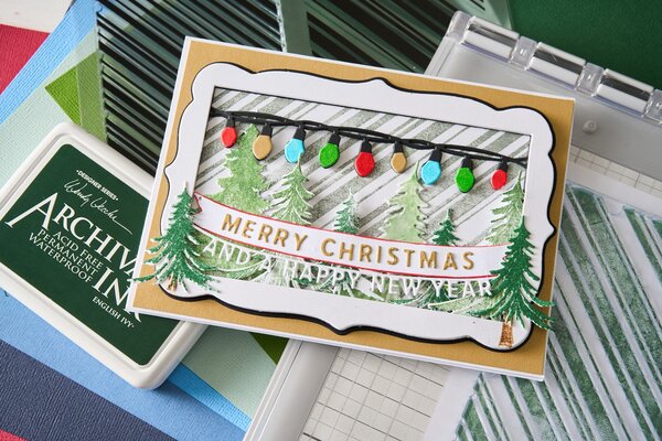 Sizzix Clear Stamps by 49 and Market Candy Stripes (2pcs) (667010)