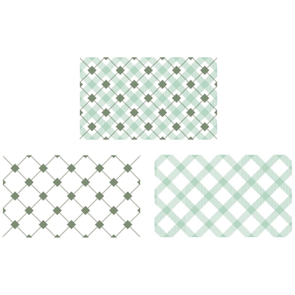 Sizzix Clear Stamps by 49 and Market Tartan (2pcs) (667011)