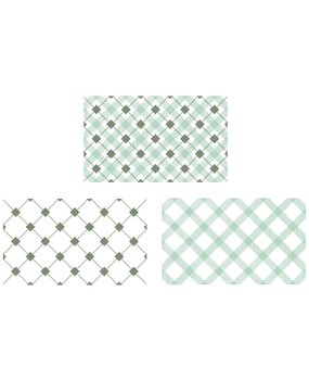 Sizzix Clear Stamps by 49 and Market Tartan (2pcs) (667011)