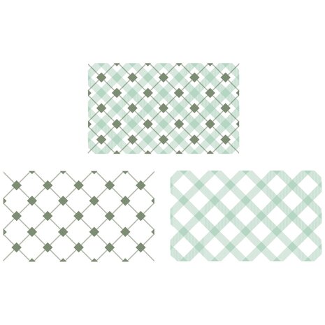 Sizzix Clear Stamps by 49 and Market Tartan (2pcs) (667011)