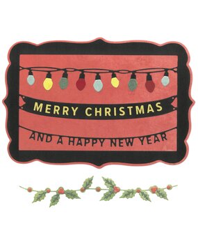 Sizzix Thinlits Die by 49 and Market Snap and Swap Merry Christmas (15pcs) (667016) Sizzix Thinlits Die by 49 and Market Snap and Swap Merry Christmas (15pcs) (667016)