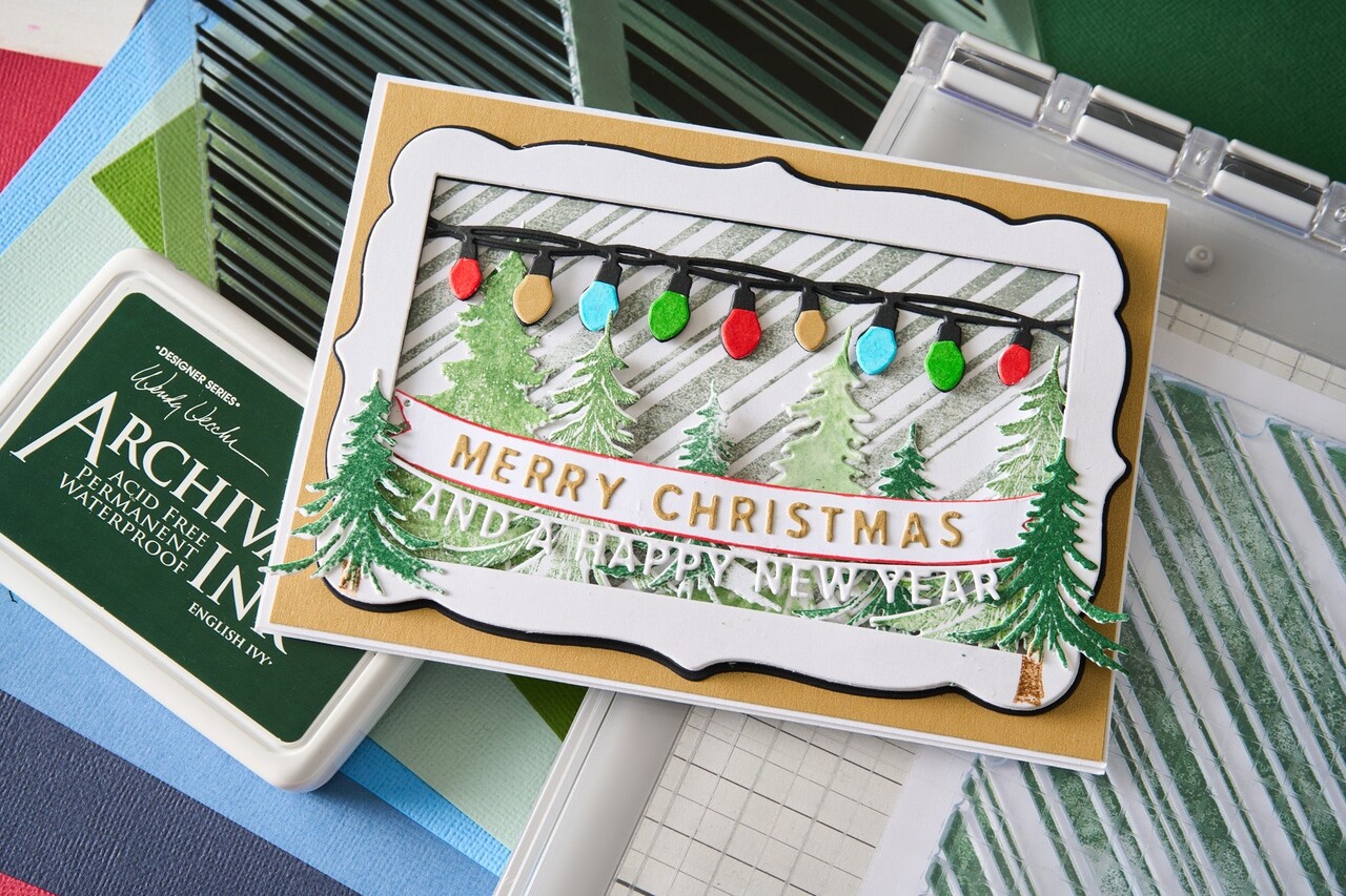 Sizzix Thinlits Die by 49 and Market Snap and Swap Merry Christmas (15pcs) (667016)