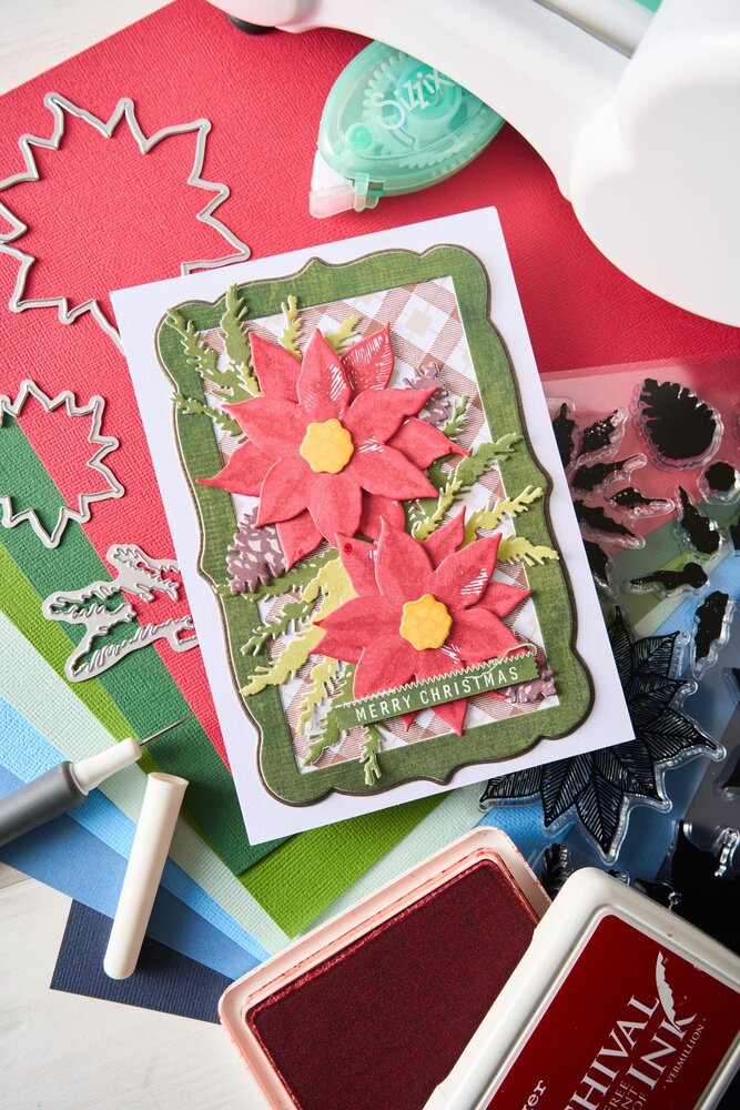 Sizzix Thinlits Die by 49 and Market Snap and Swap Merry Christmas (15pcs) (667016)