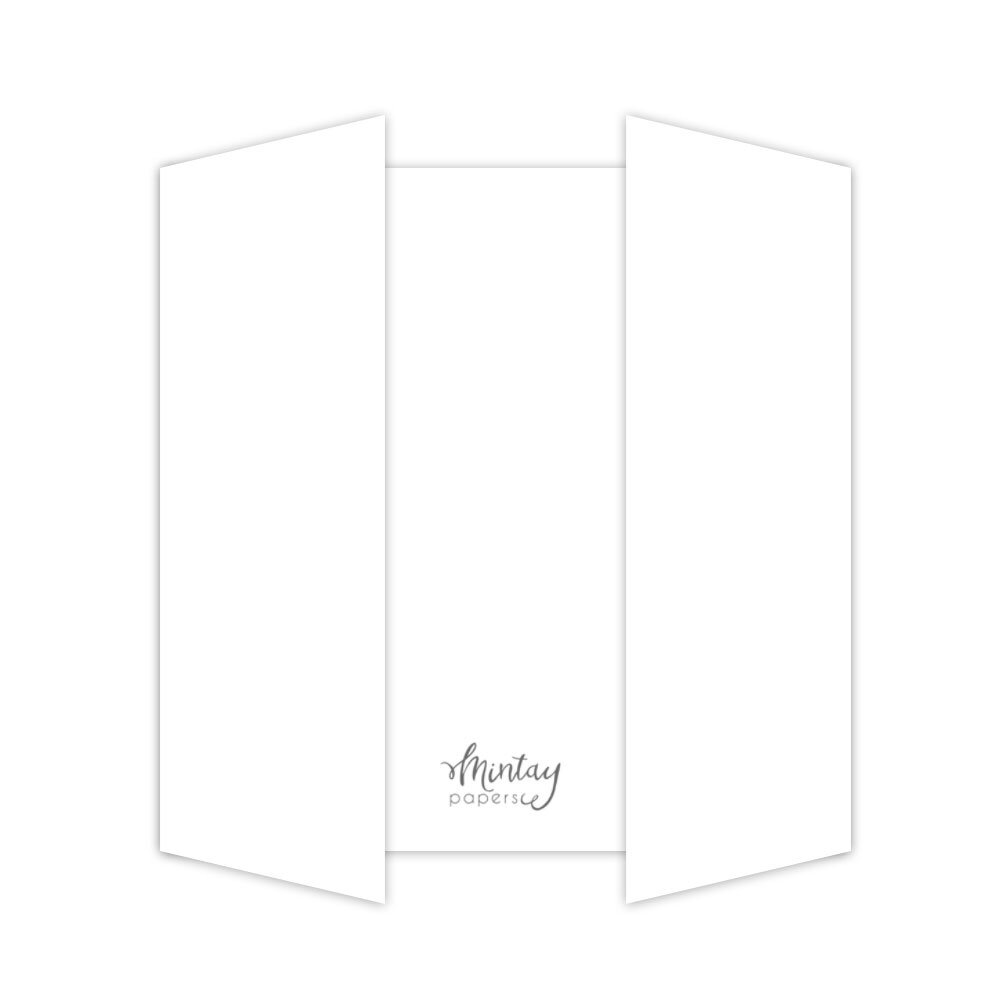 Mintay Basic Gate Fold Card Base White (5pcs) (MT-BASIC-C47) Mintay Basic Gate Fold Card Base White (5pcs) (MT-BASIC-C47)
