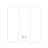 Mintay Basic Gate Fold Card Base White (5pcs) (MT-BASIC-C47)