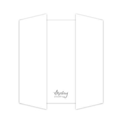 Mintay Basic Gate Fold Card Base White (5pcs) (MT-BASIC-C47) Mintay Basic Gate Fold Card Base White (5pcs) (MT-BASIC-C47)