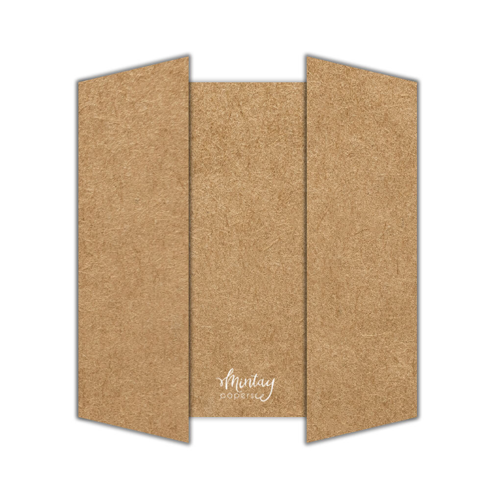 Mintay Basic Gate Fold Card Base Kraft (5pcs) (MT-BASIC-C48) Mintay Basic Gate Fold Card Base Kraft (5pcs) (MT-BASIC-C48)