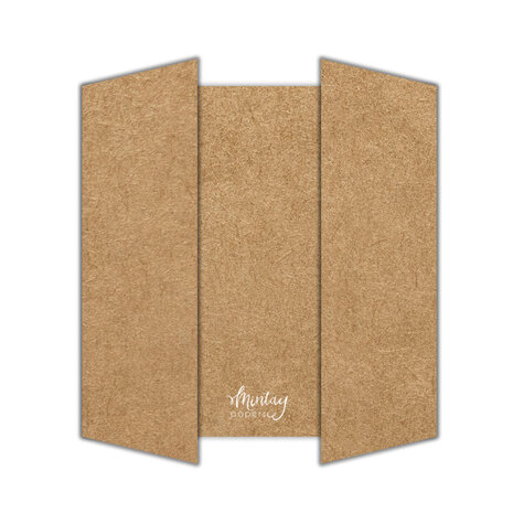 Mintay Basic Gate Fold Card Base Kraft (5pcs) (MT-BASIC-C48) Mintay Basic Gate Fold Card Base Kraft (5pcs) (MT-BASIC-C48)