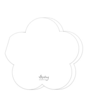Mintay Basic Flower Card Base White (5pcs) (MT-BASIC-C49)
