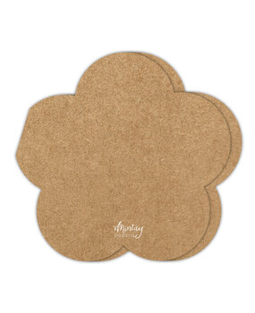 Mintay Basic Flower Card Base Kraft (5pcs) (MT-BASIC-C50)