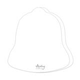 Mintay Basic Bell Card Base White (5pcs) (MT-BASIC-C53)