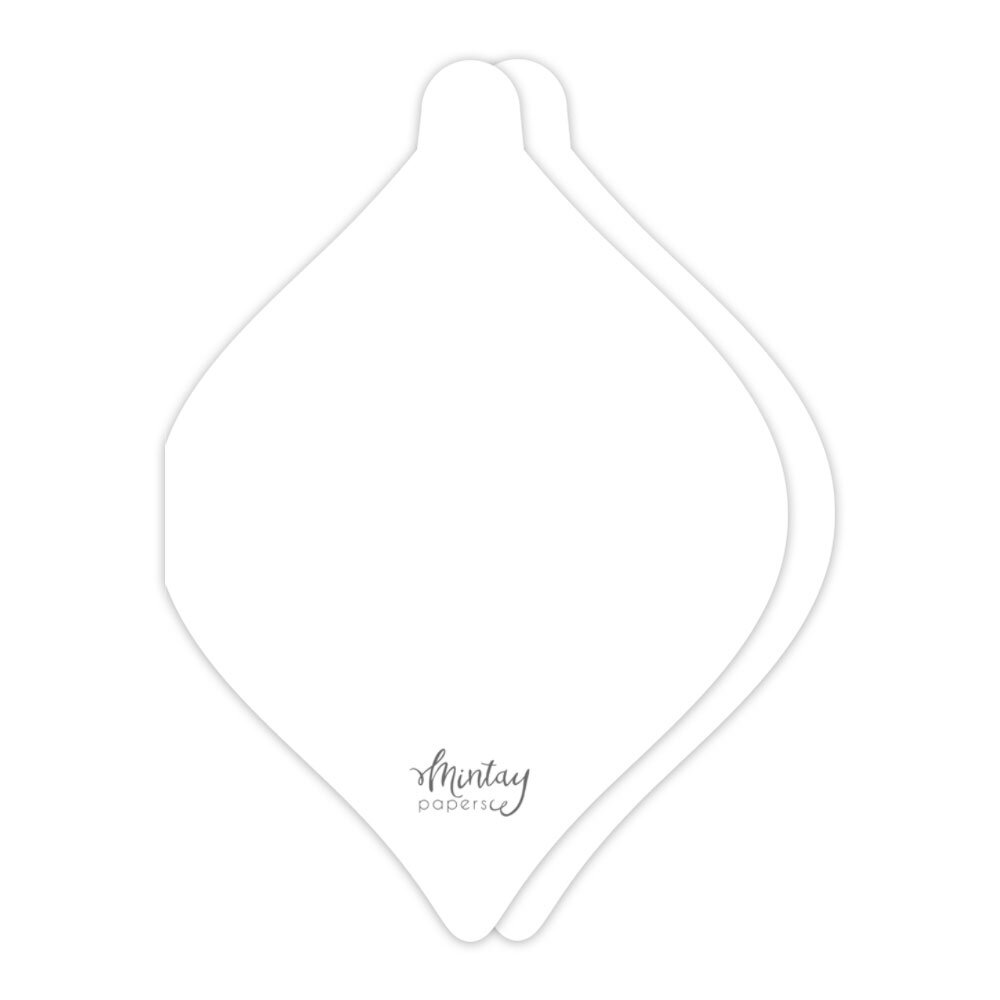 Mintay Basic Bauble Card Base White (5pcs) (MT-BASIC-C43) Mintay Basic Bauble Card Base White (5pcs) (MT-BASIC-C43)