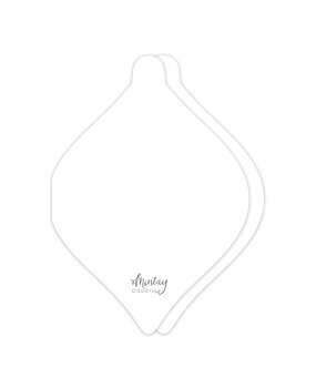 Mintay Basic Bauble Card Base White (5pcs) (MT-BASIC-C43)