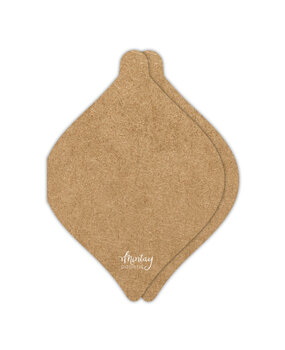 Mintay Basic Bauble Card Base Kraft (5pcs) (MT-BASIC-C44)