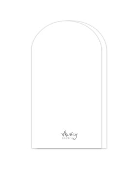 Mintay Basic Arch Card Base White (5pcs) (MT-BASIC-C51)