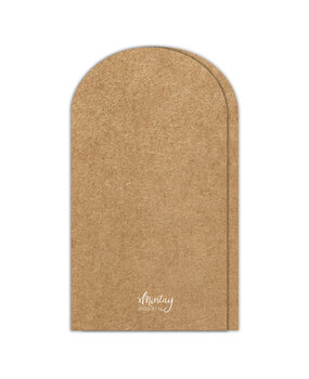 Mintay Basic Arch Card Base Kraft (5pcs) (MT-BASIC-C52)