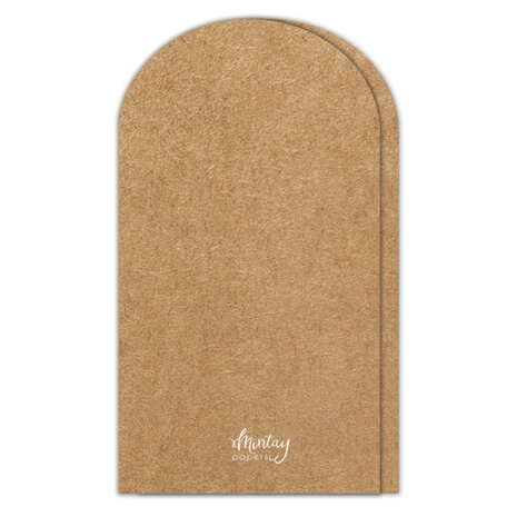Mintay Basic Arch Card Base Kraft (5pcs) (MT-BASIC-C52)