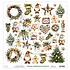 Basic 12x12 Inch Elements Rustic Christmas (MT-BASIC-A02)