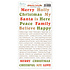 Holly Jolly 6x12 Inch Paper Stickers Words (MT-HOL-13)