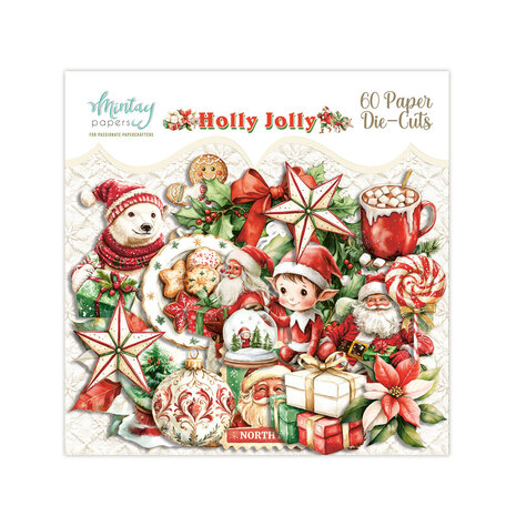 Mintay Holly Jolly Paper Die-Cuts (60 pcs) (MT-HOL-LSC)