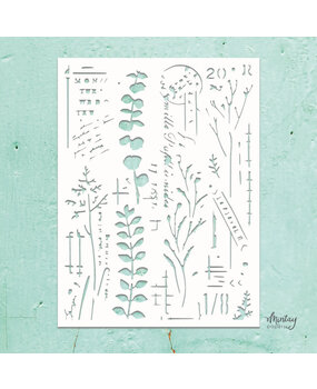 Mintay Kreativa Stencil 6x8 Inch Mixed 9 (MTK-STEN-58) Mintay Kreativa Stencil 6x8 Inch Mixed 9 (MTK-STEN-58)