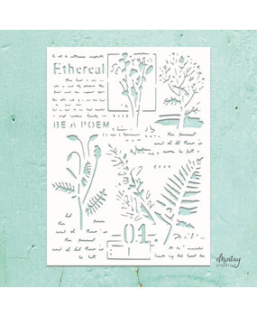 Mintay Kreativa Stencil 6x8 Inch Mixed 8 (MTK-STEN-57) Mintay Kreativa Stencil 6x8 Inch Mixed 8 (MTK-STEN-57)