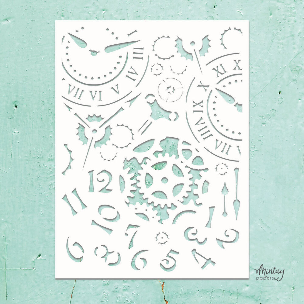 Mintay Kreativa Stencil 6x8 Inch Mixed 7 (MTK-STEN-56)