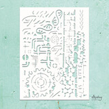 Mintay Kreativa Stencil 6x8 Inch Mixed 11 (MTK-STEN-60) Mintay Kreativa Stencil 6x8 Inch Mixed 11 (MTK-STEN-60)