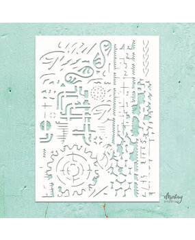 Mintay Kreativa Stencil 6x8 Inch Mixed 11 (MTK-STEN-60) Mintay Kreativa Stencil 6x8 Inch Mixed 11 (MTK-STEN-60)