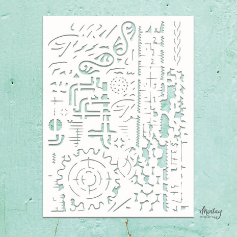 Mintay Kreativa Stencil 6x8 Inch Mixed 11 (MTK-STEN-60)