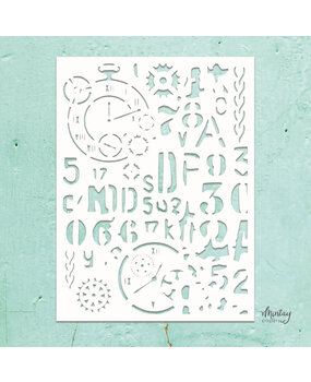 Mintay Kreativa Stencil 6x8 Inch Mixed 10 (MTK-STEN-59) Mintay Kreativa Stencil 6x8 Inch Mixed 10 (MTK-STEN-59)