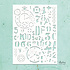 Kreativa Stencil 6x8 Inch Mixed 10 (MTK-STEN-59)