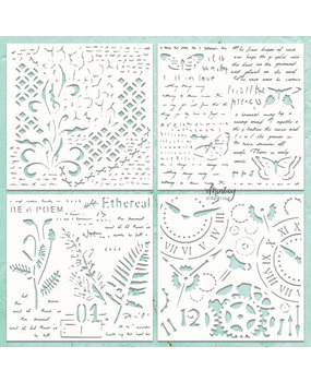 Mintay Chippies Decor 12x12 Inch Patterns 4 (MT-CHIP2-D107)