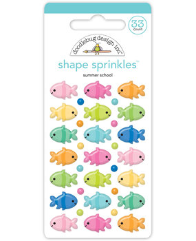Doodlebug Design Summer Fun Summer School Shape Sprinkles (8894)