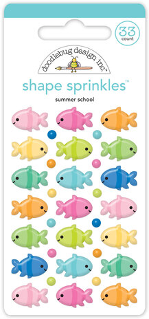 Doodlebug Design Summer Fun Summer School Shape Sprinkles (8894)